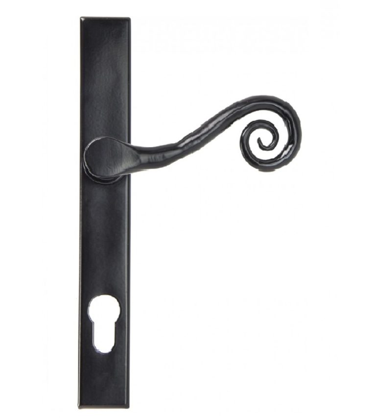 Composite Stable Door Traditional Monkey Tail Black Handle